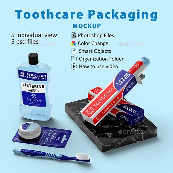 70+ Best Toothpaste Mockup Templates Free & Premium