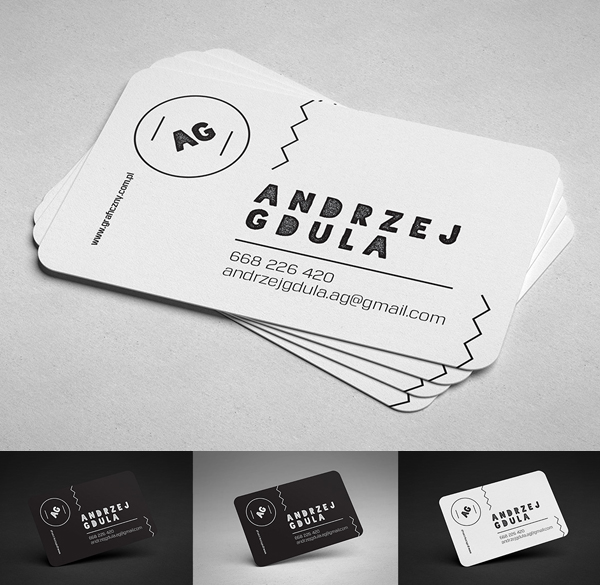 Free Rounded Business Card Mockup Template Freebies PSD