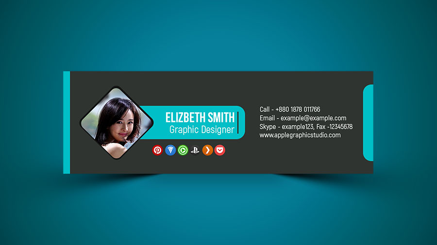 Professional Email Signature Design PSD Tutorial