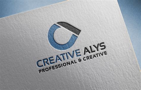 Paper Logo Mockup Psd Free Download