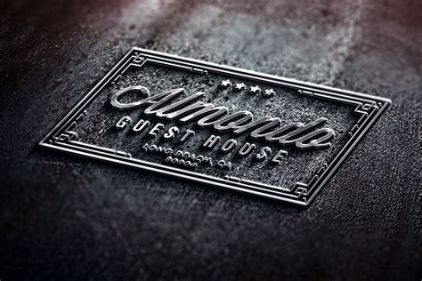 Metal Embossed Mockup