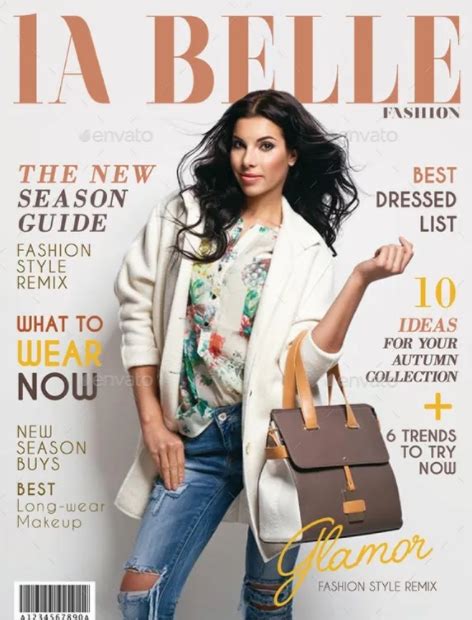 Vogue Magazine Cover Template&nbsp;Psd