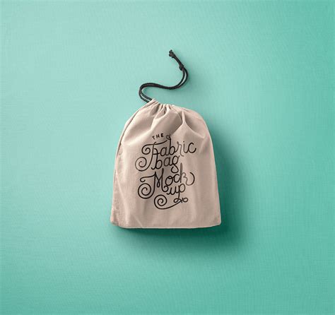 Drawstring Bag Mockup