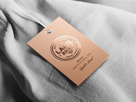 Mockup Clothes Tag