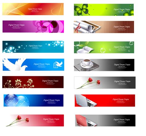 Web Banner Design Template&nbsp;Photoshop