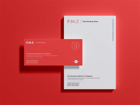 A4 Letterhead Mockup Psd Free&nbsp;Download