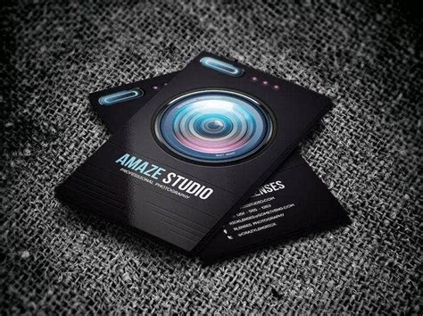Photography Studio Visiting Card Design Psd Free&nbsp;Download
