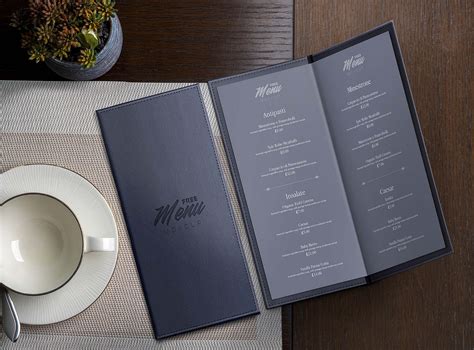 Free Restaurant Menu&nbsp;Mockup