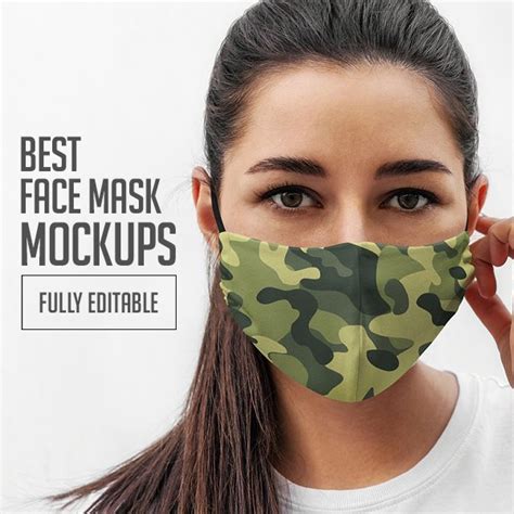 Face Mask Mockup Free&nbsp;Download