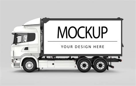 Truck Mockup Freepik