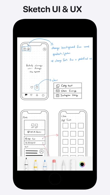 Mockup Sketch Ui Ux