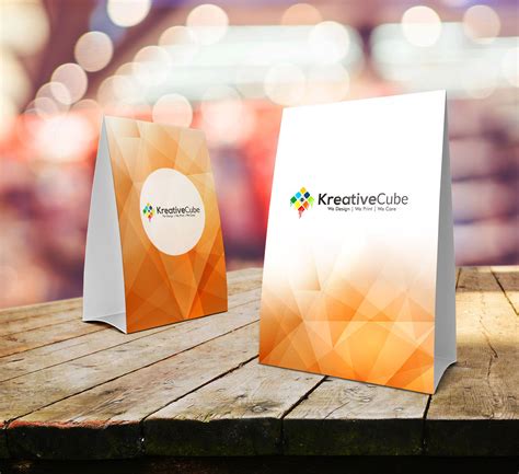 Table Tent Template&nbsp;Psd