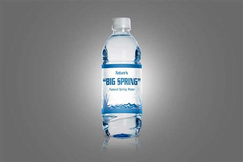 Bottle Mockup Free&nbsp;Water