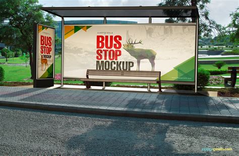 Bus Stop Advert&nbsp;Mockup