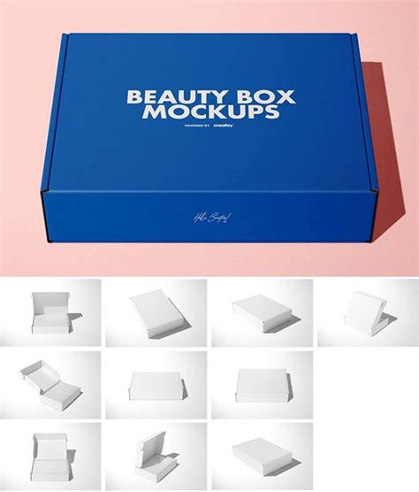 Mailing Box 3 Mockup Set&nbsp;Free