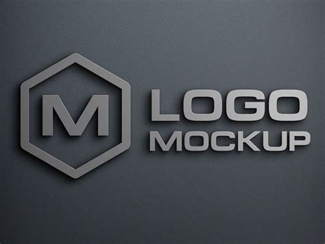 Download Logo Mockup File For&nbsp;Photoshop
