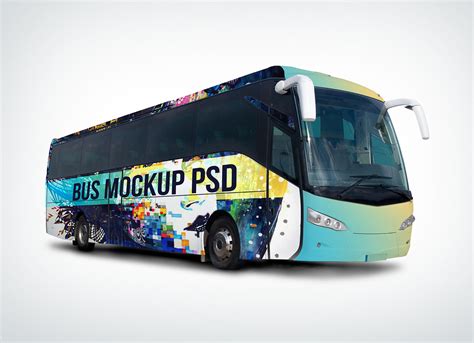 Bus Mockup Free Download&nbsp;Psd