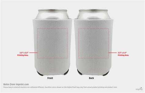 Koozie Template Psd