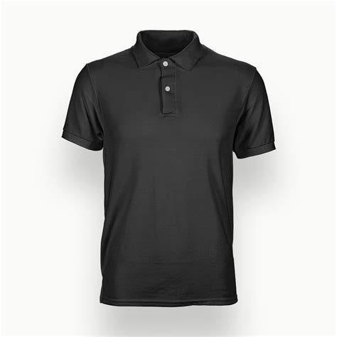 Black Polo T Shirt&nbsp;Mockup